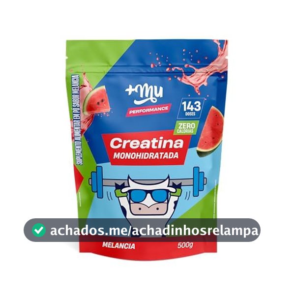 Creatina Mais Mu, Sabor Melancia, 500g