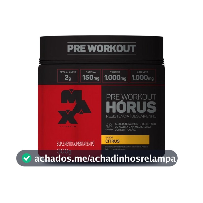 Hórus (300g), Citrus, Max Titanium