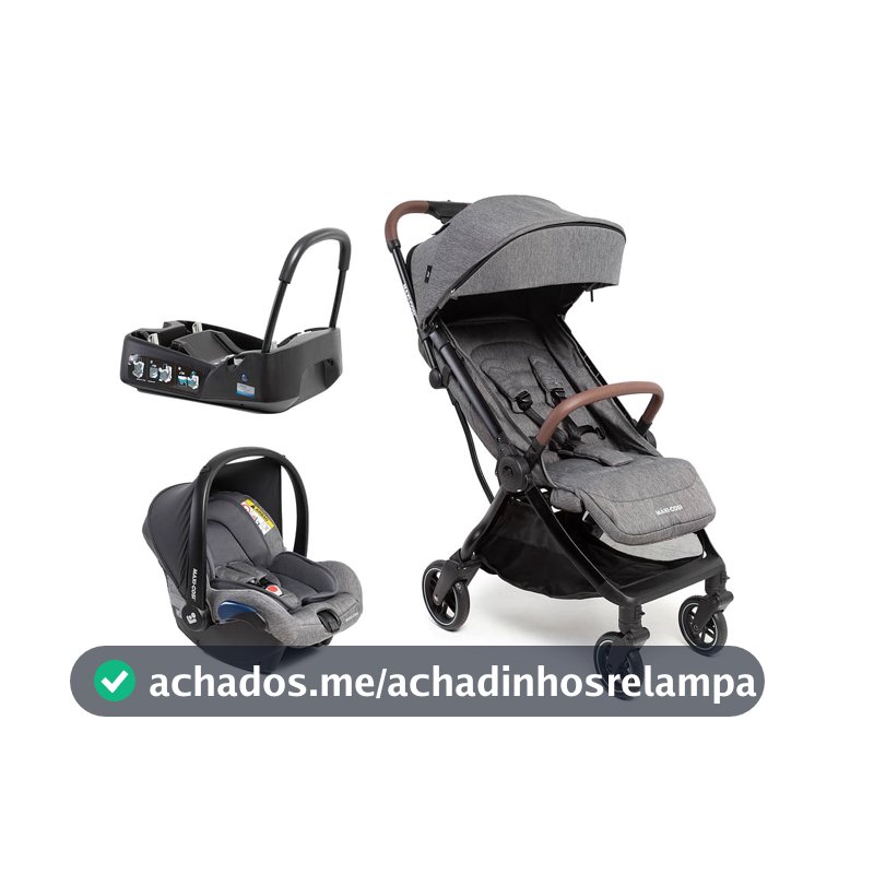 Travel System Maxi-Cosi, Eva³, Select Grey