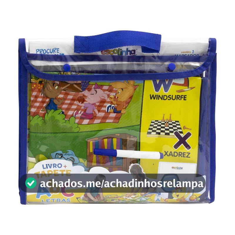 Livro+Tapete Escolinha: Letras (Escolinha Todolivro)