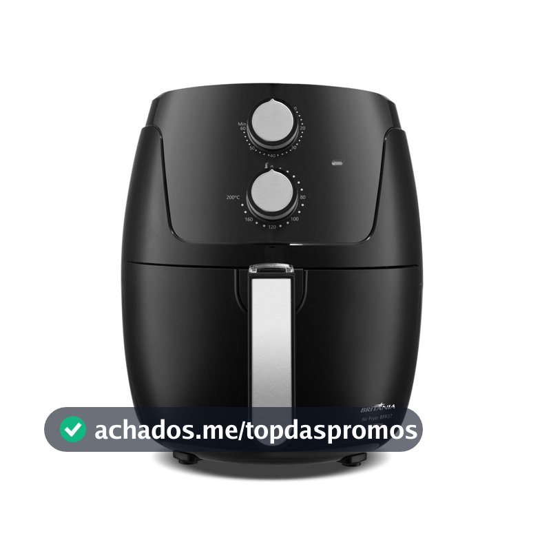 Britânia Fritadeira Air Fryer BFR37 Revestimento Dura Mais 4,2L 1500W 127V 4 litros