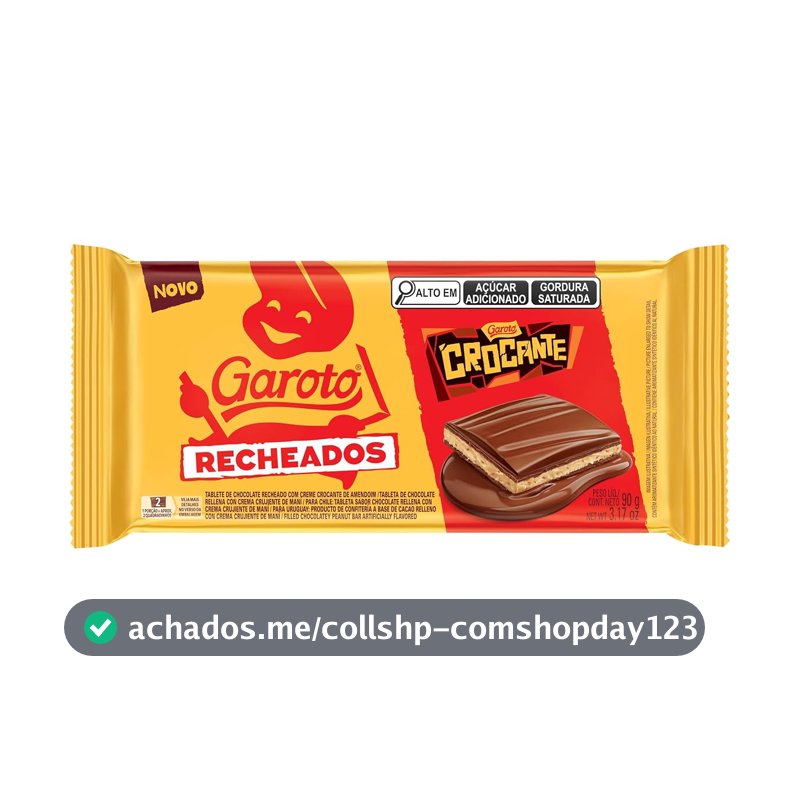Chocolate Garoto Recheados 90g