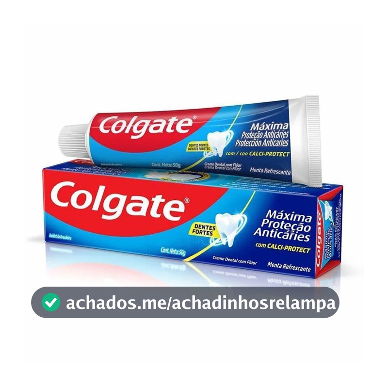 Colgate Máxima Proteção Anticáries Creme Dental, 50g