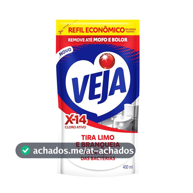 Veja X14 Limpador Tira Limo 400ml Refil