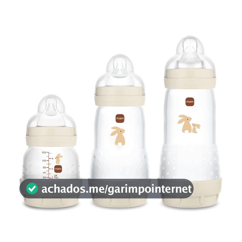 Mamadeira MAM Easy Start, Pack com 3 Unidades
