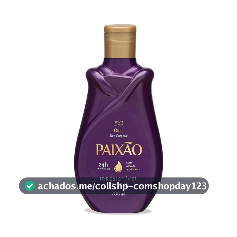 Paixão Óleo Corporal Irresistível 200 Ml