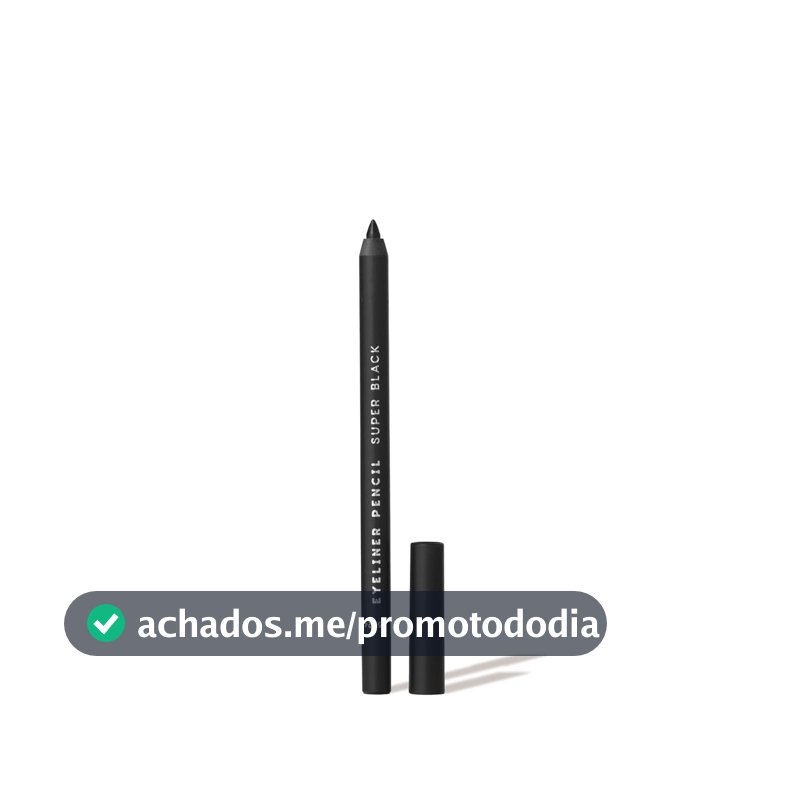 Océane-Lápis para Olhos Preto - Eyeliner Super Black Océane Purple 1,2g
