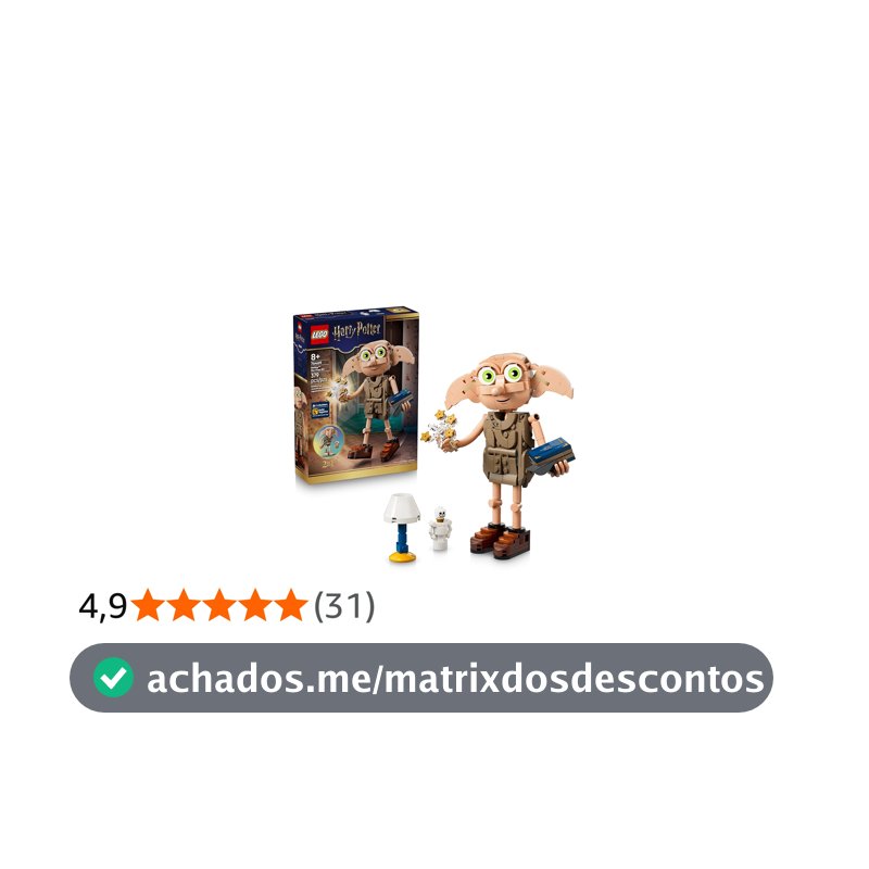 LEGO Harry Potter Dobby, o Elfo Livre 76469