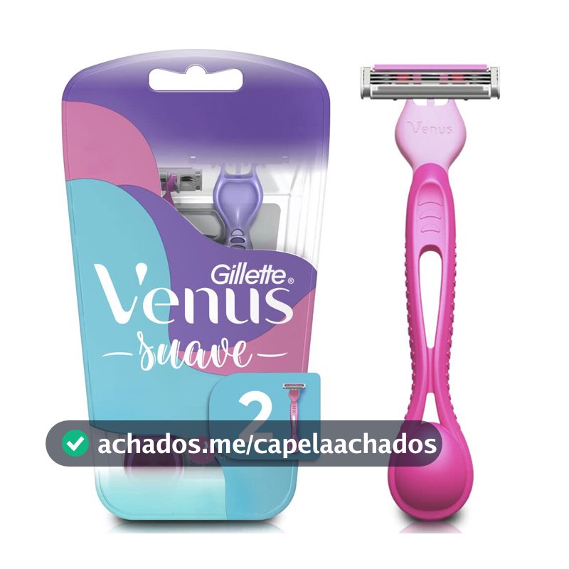 Gillette Venus Aparelho de Depilação Descartável Suave com Aloe, 2 Unidades