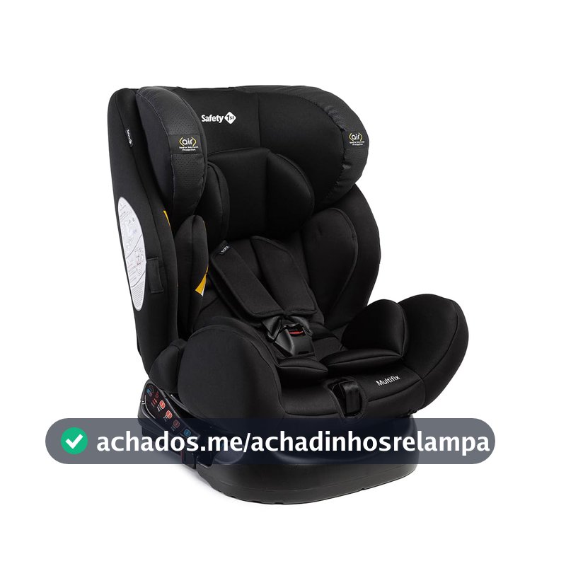 Safety 1st, Cadeirinha Multifix, 0 a 36kg, com Isofix, Black Urban