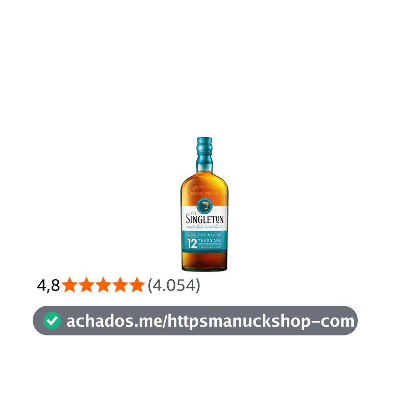 Whisky Singleton Of Dufftown 12 Anos, 750ml