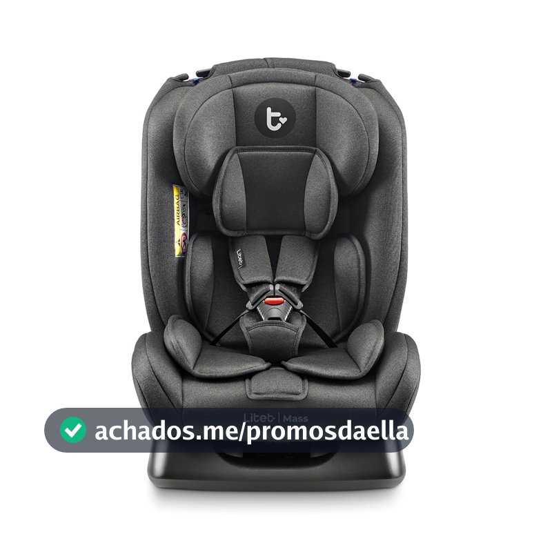 Cadeira Para Auto 0-36 Kg Mass Preta Litet - BB456