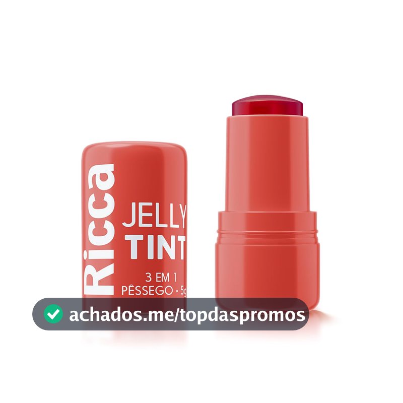 Ricca Bastão Jelly Tint Pêssego