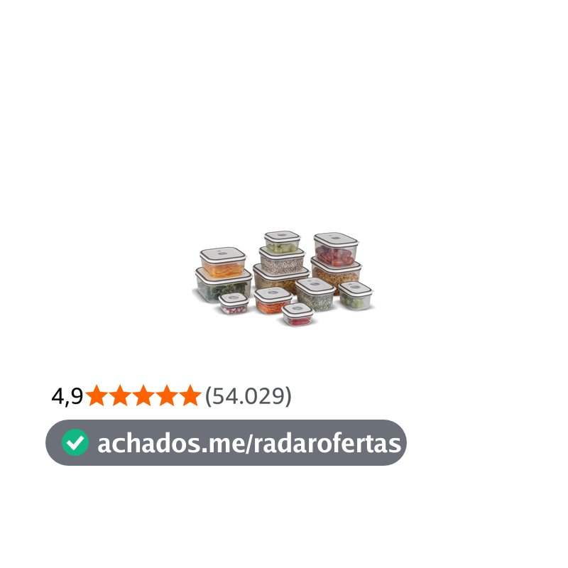 Electrolux, Pote Hermetico, 12 unidades, A23122901, cinza