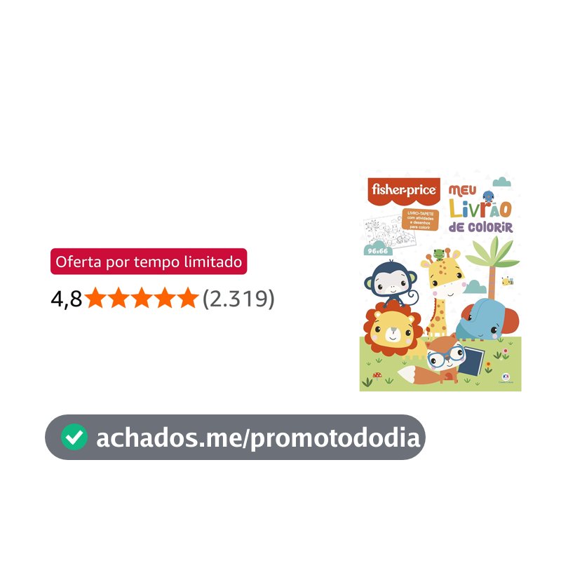 Fisher-Price - Meu livrão de colorir