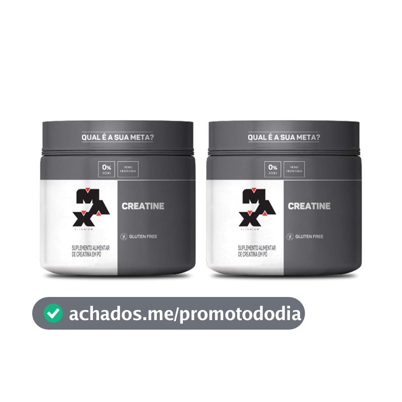 Kit 2x Creatina 300g Max Titanium