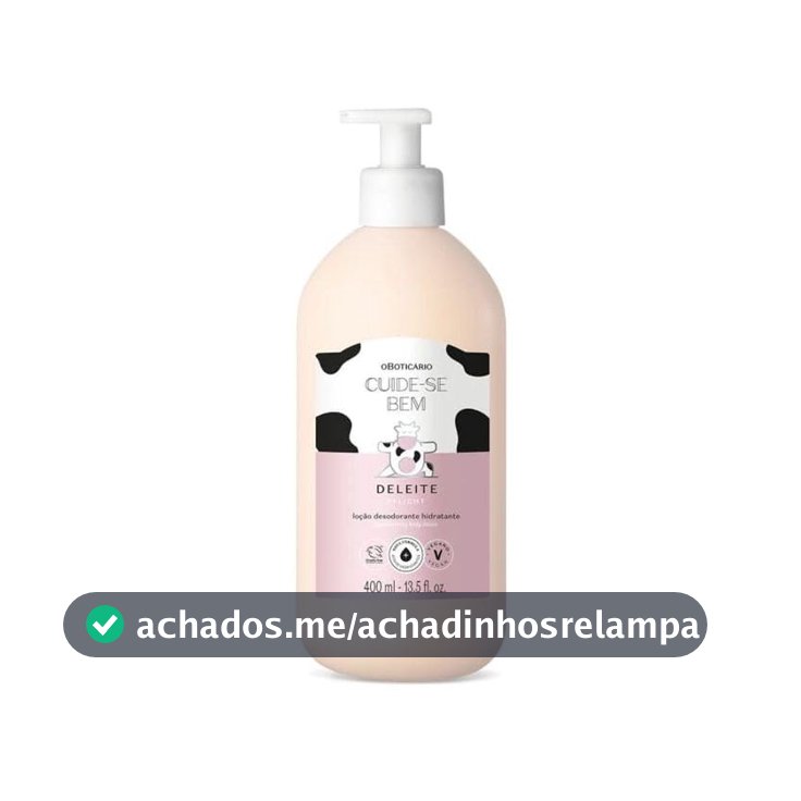 O BOTICARIO CUIDE-SE BEM DELEITE HIDRATANTE CORPORAL 400ml