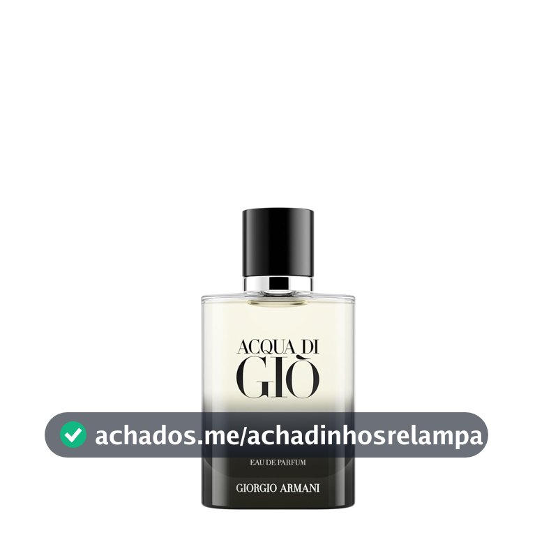 Armani Beauty, Acqua di Giò Eau de Parfum, Giorgio Armani, Perfume Masculino Refilável, Fragrância Aquática Amadeirada com Notas Marinhas, Mandarina Verde, Sálvia e Patchouli