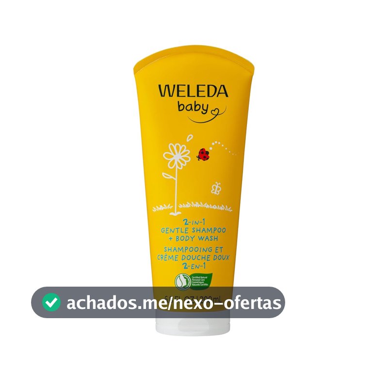 Shampoo e Body Wash de Calêndula Weleda