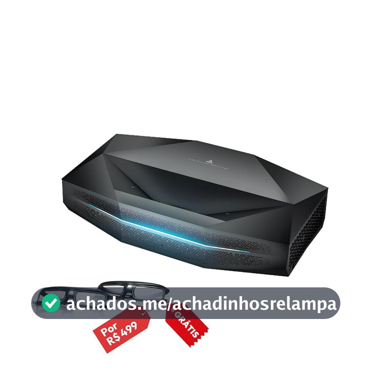 AWOL Aetherion Pro Projetor 4K, Laser RGB Triplo Ultra Curta Distancia, 2600 ISO Lumens, Google TV, Contraste 6000:1, Dolby Vision Gaming, Tela 200", Uso Diurno Cinema em Casa