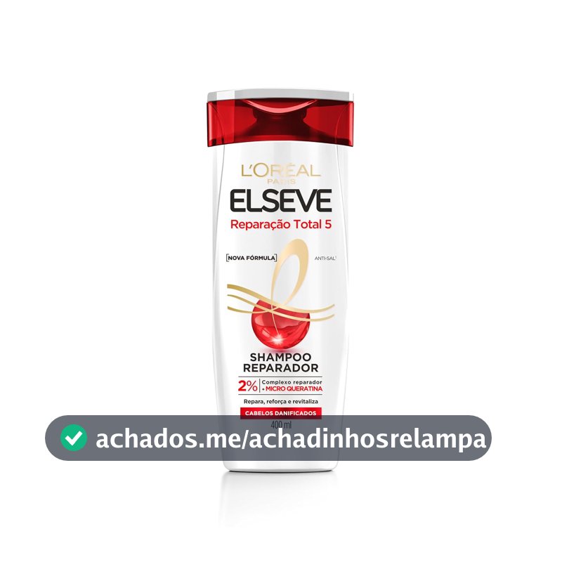 Elseve Reparação Total 5 - Shampoo 400ml