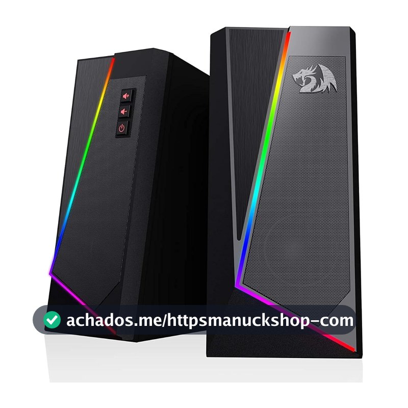 Caixa de som Redragon Anvil RGB Preto