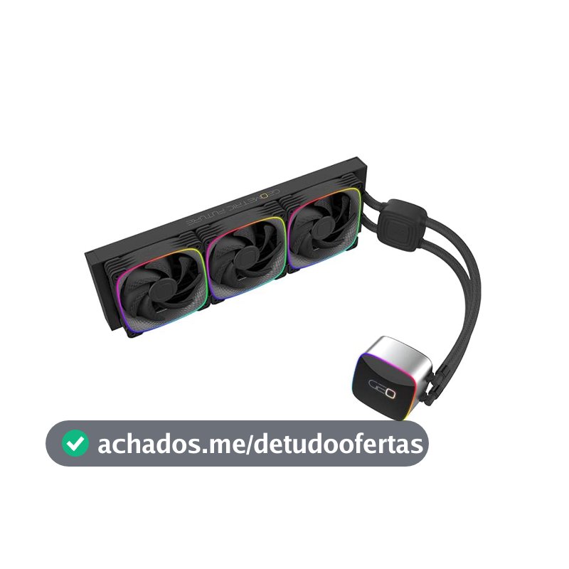 Water Cooler Geometric Future Eskimo 36 RGB Preto