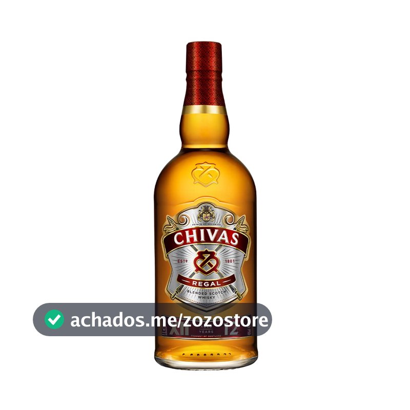 Whisky Chivas Regal 12 anos Blended Escocês - 1 litro