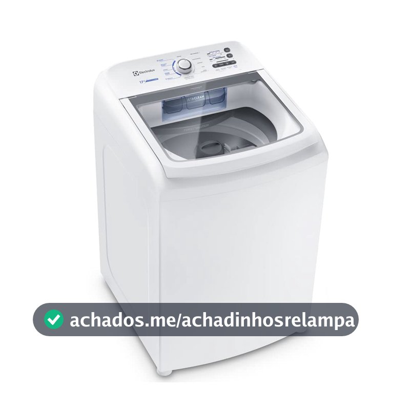 Máquina de Lavar Electrolux 17kg Branca Essential Care com Cesto Inox e Jet&Clean (LED17) - 127V