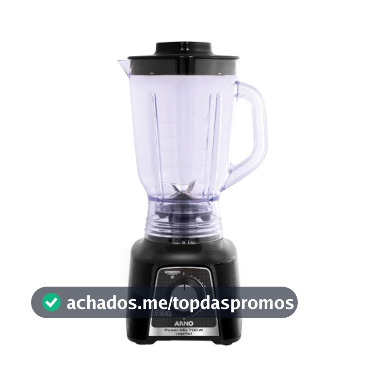 Liquidificador Arno Power Mix Limpa Fácil LQ33 700W Preto 127V