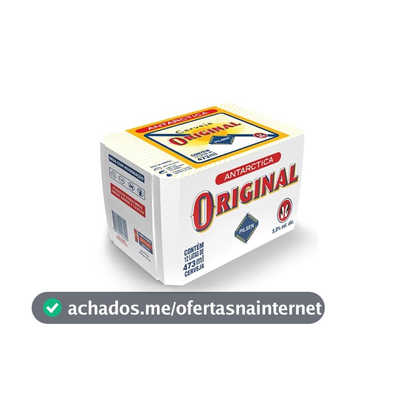 Cerveja Original, Pilsen, Lata 473ml, Pack com 12 unidades