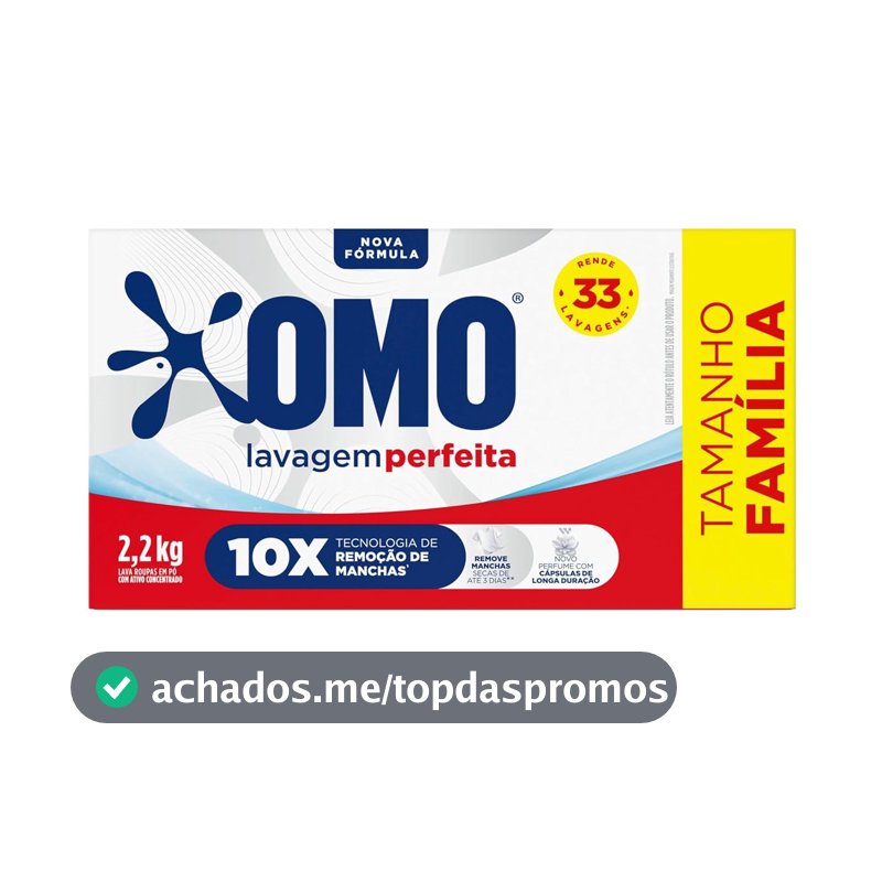 OMO Sabão Em Pó Lavagem Perfeita 2.2Kg