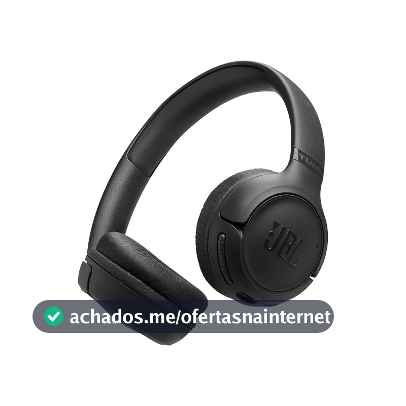 JBL, Fone de Ouvido Bluetooth Over-Ear, Tune 530BT, Sem Fio, Até 76 Horas de Bateria - Preto