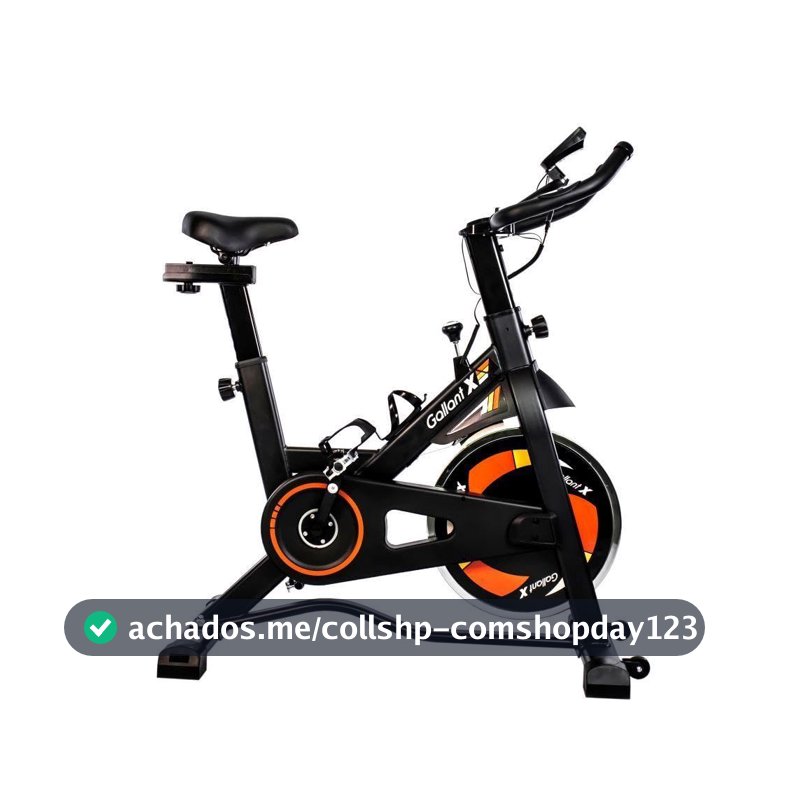 Bicicleta Ergométrica Gallant Elite X Spinning Roda de Inercia 8kg até 110kg Mecânica Gsb08hbta-pt