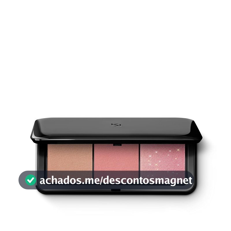 KIKO MILANO, Multi Finish Trio Blush & Bronzer Palette, Paleta Compacta 2 em 1, Cor