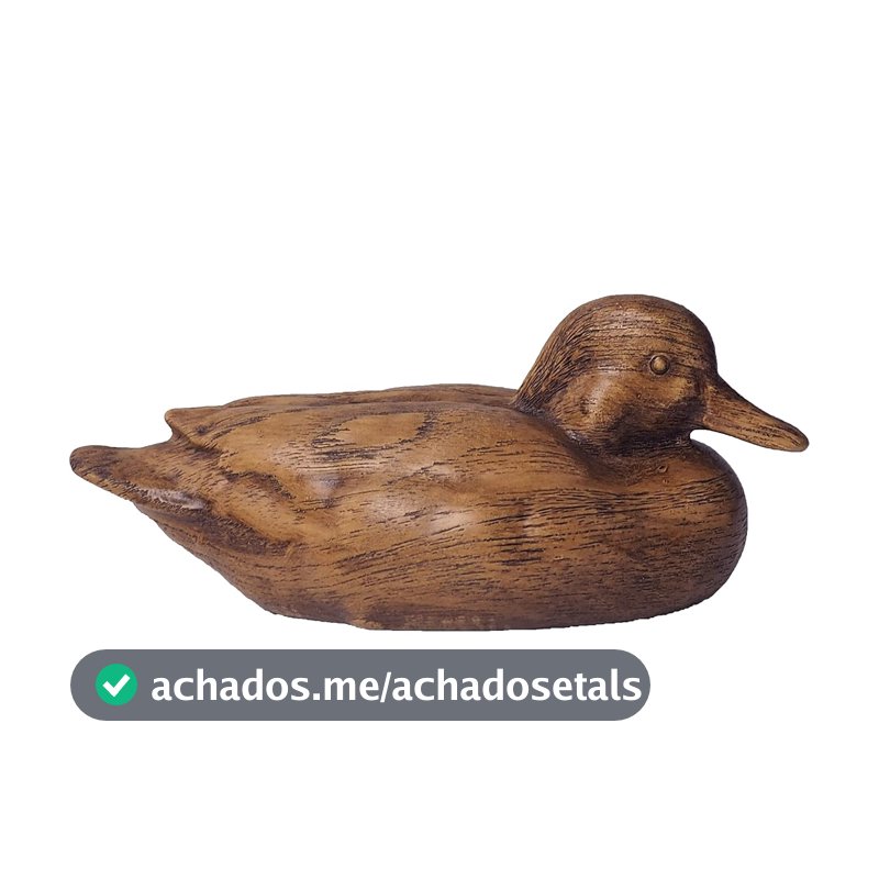 Hymmah Estátua de Pato para Decoração de Casa Rústica para Sala de Estar, Escultura Boho de Resina, Estatuetas Colecionáveis de Animais para Decoração de Interiores