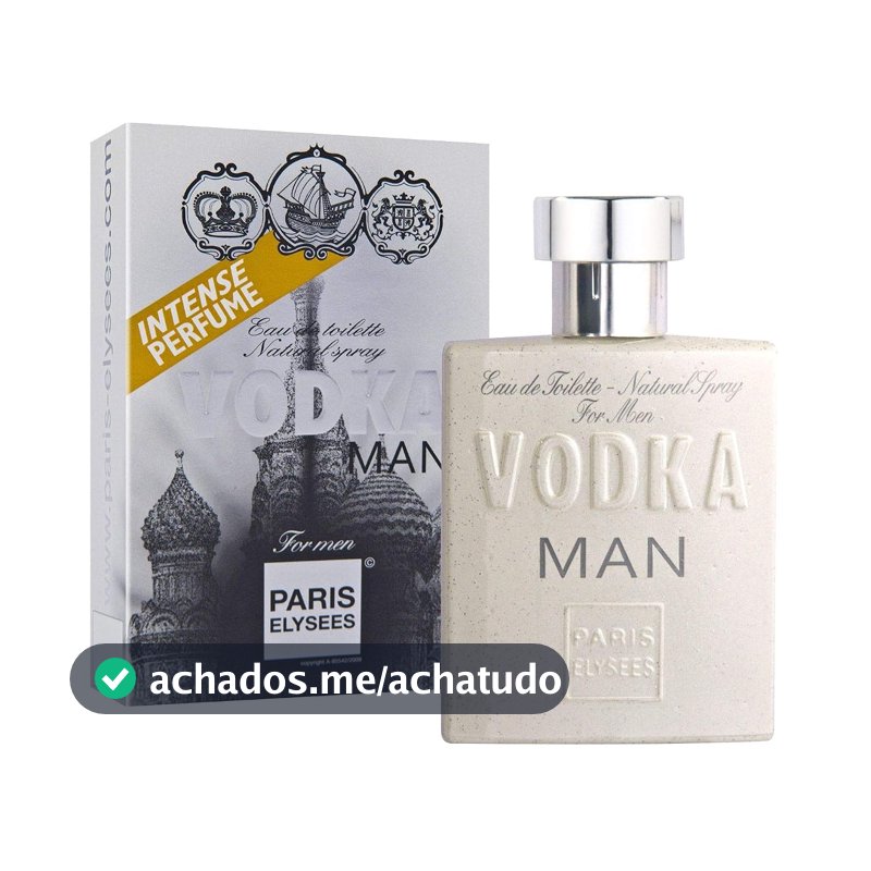 Perfume Importado Paris Elysees Eau De Toilette Masculino Vodka Man 100ml