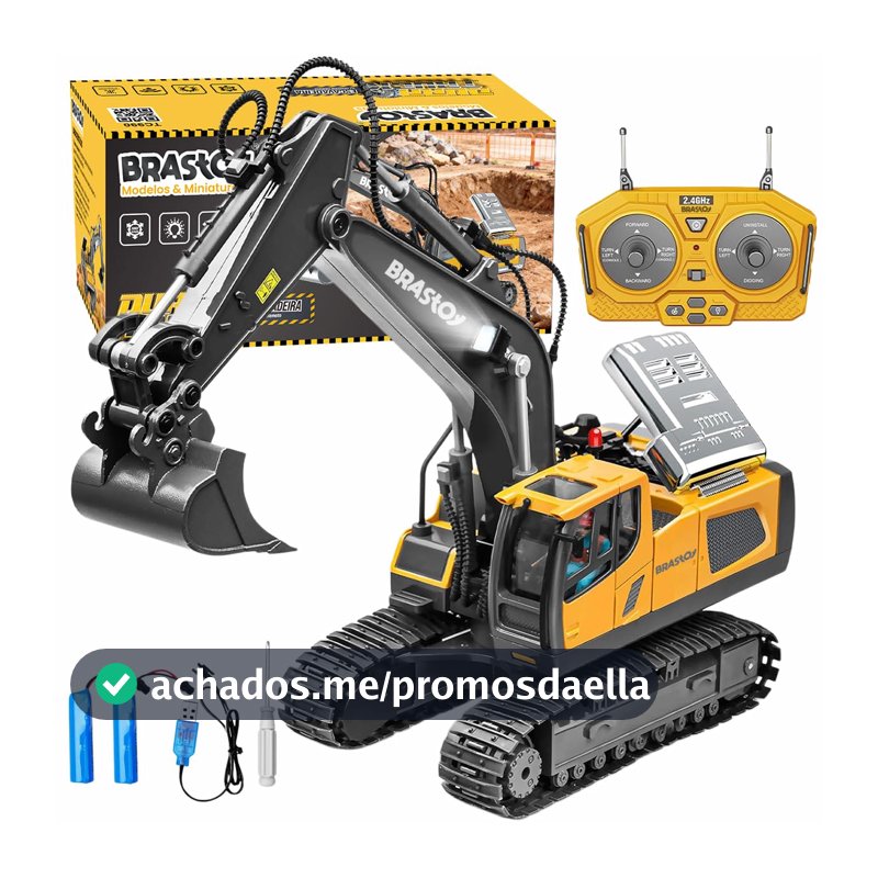 STEM Brinquedos Escavadeira de Controle Remoto