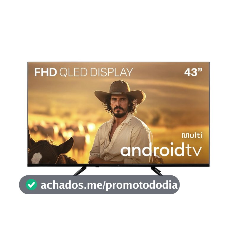Smart TV Multi 43" QLED Full HD Android - TL066MQ