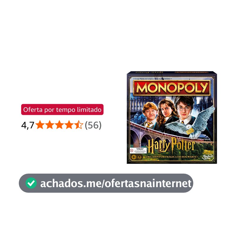 Hasbro Games, Jogo de Tabuleiro, Monopoly Harry Potter - Jogo para Crianças, 2 a 6 Jogadores - A partir de 8 Anos