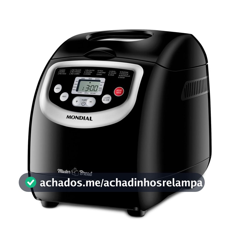 Panificadora Automática Master Bread, Mondial, Preto, 700W, 220V - NPF-53