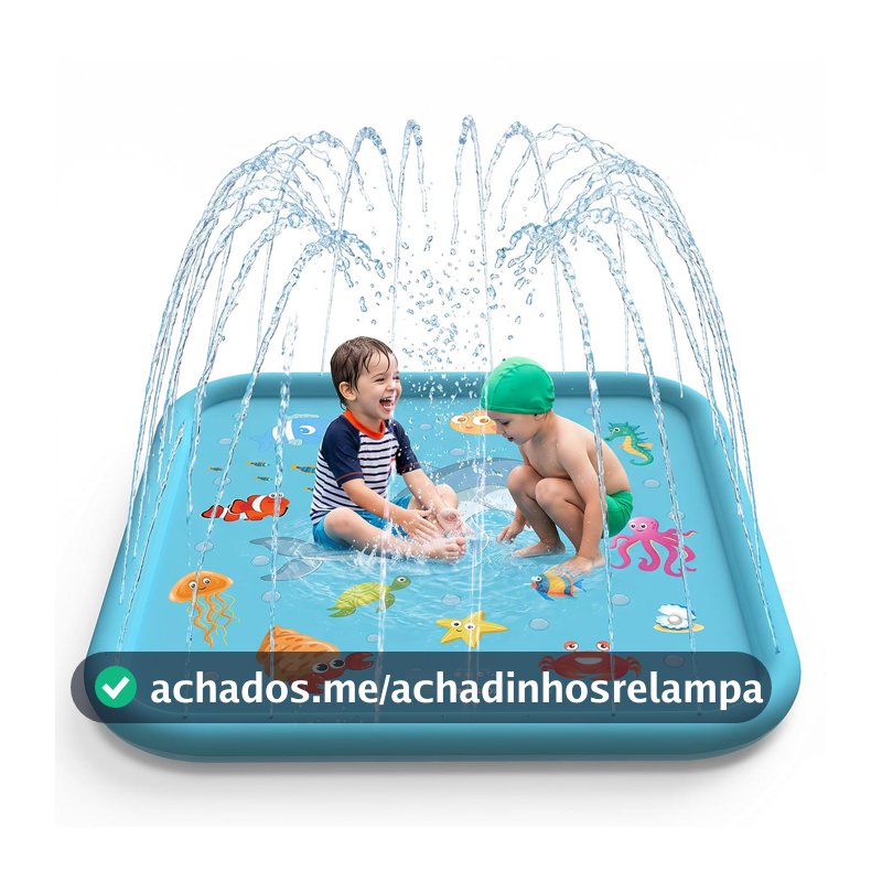 Splash Sprinkler Piscina Tapete de Água Infantil de Brincar,170cm