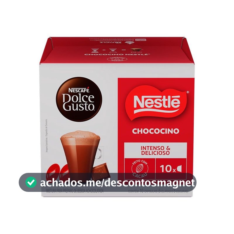 Achocolatado em Cápsula Nescafé Dolce Gusto Chococino Classic com 10 cápsulas