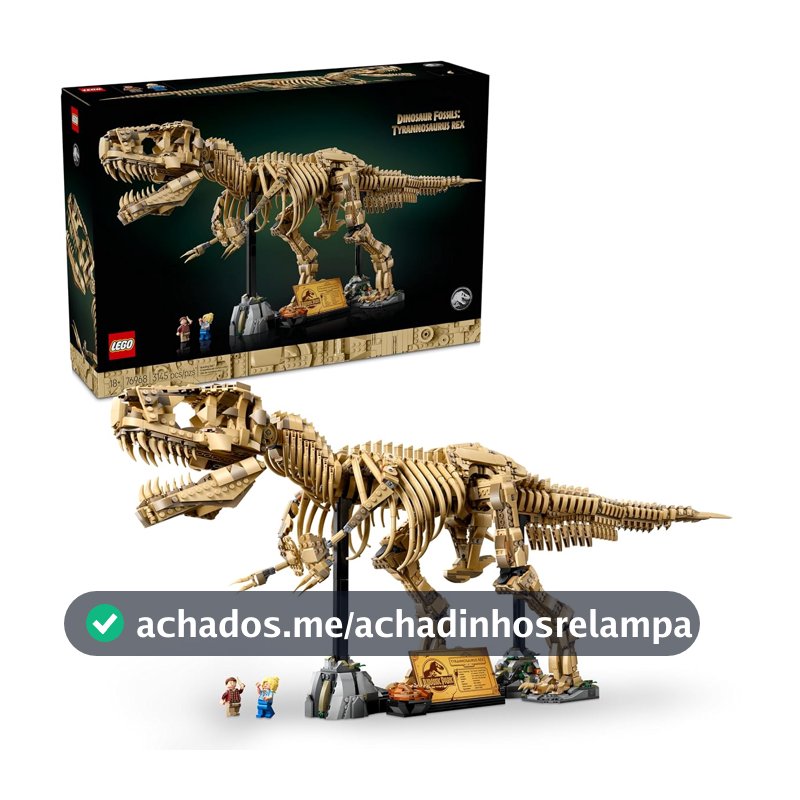 LEGO Jurassic World Fósseis de Dinossauros: Tyrannosaurus rex 76968