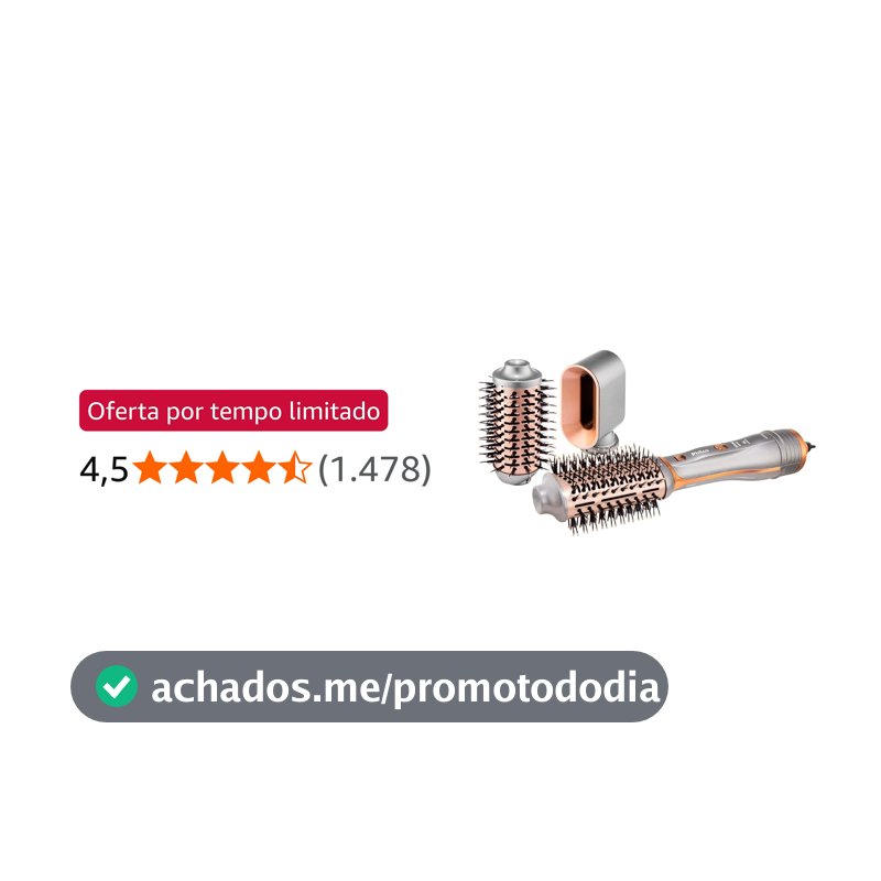 Philco Escova Secadora PES19SG 3 acessórios 1300W
