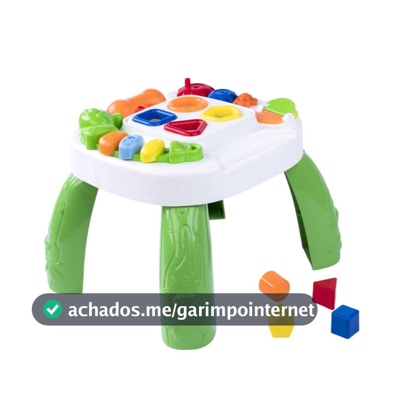 Cotiplas Cotiplás Brinquedo Educativo Mesa Play Time Multicores