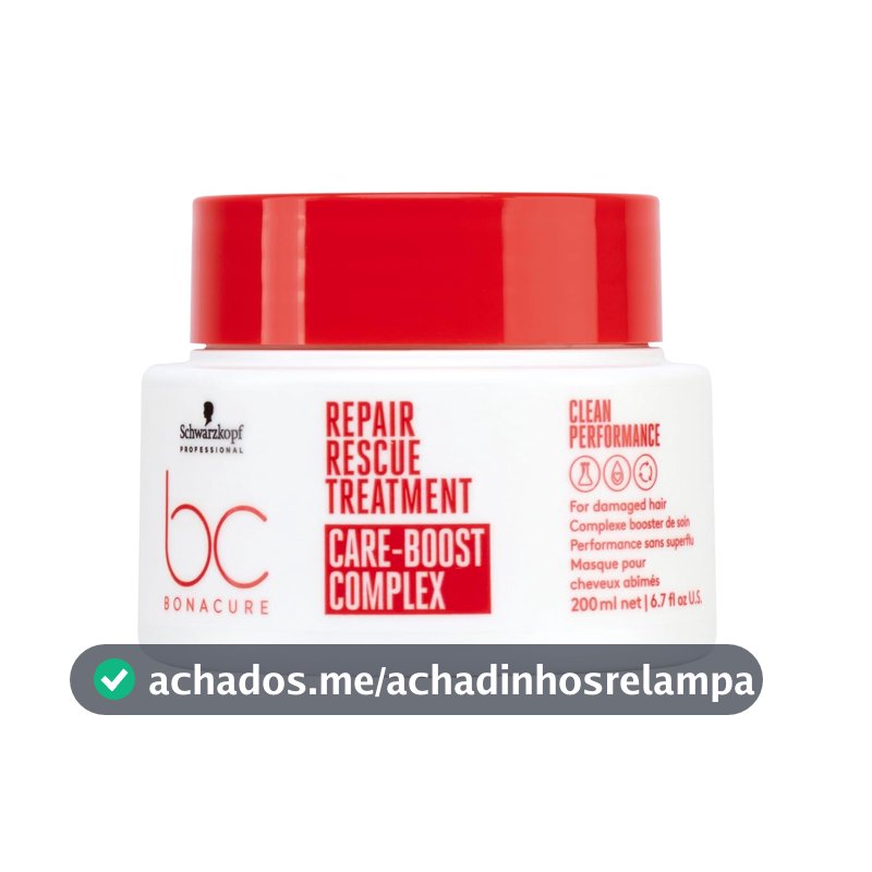 Bc Bonacure Peptide Repair Rescue Tratamento 200Ml, Schwarzkopf Professional