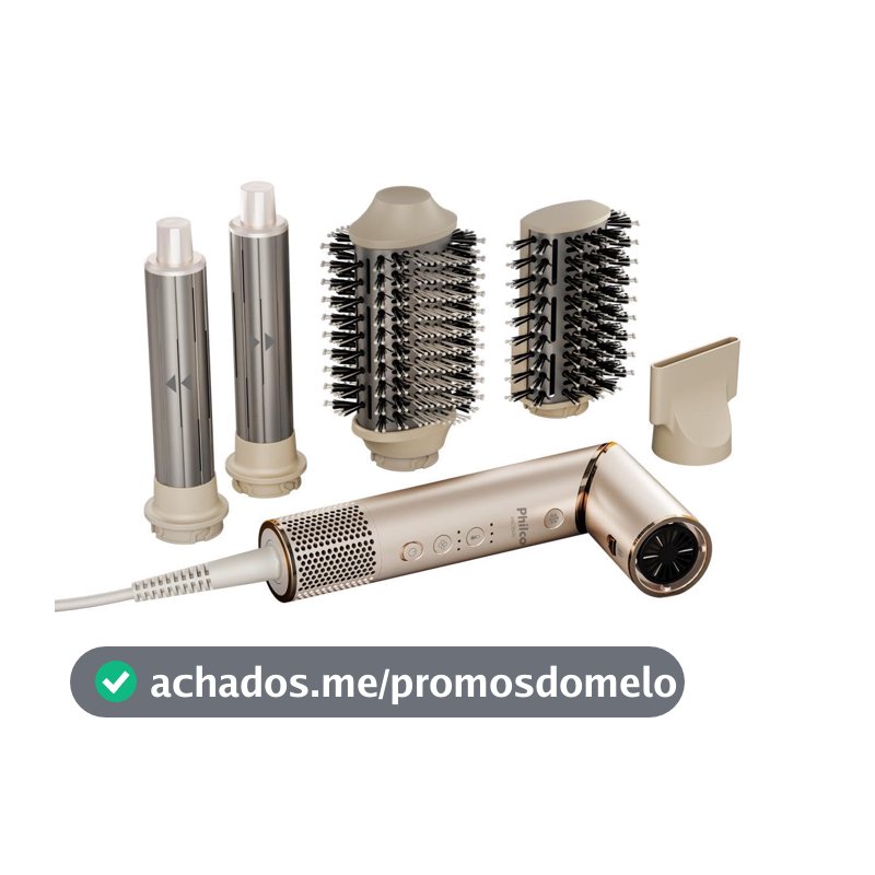 Philco Secador de Cabelos 4 em 1 Dobrável Motor BLDC PSC3500 220V