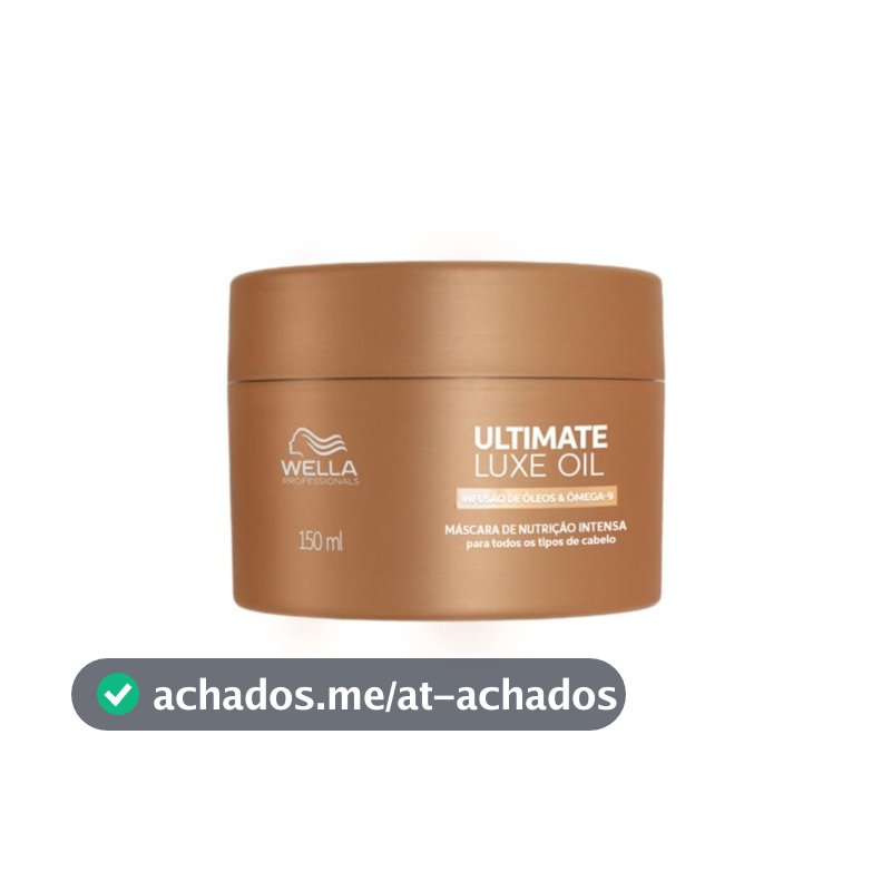 Máscara Wella Professionals Ultimate Luxe Oil 150ml