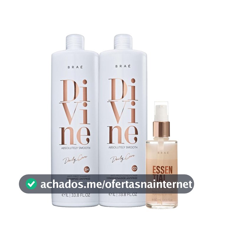 Kit Braé Divine Duo Litro + Essential Oil Blend 60ml